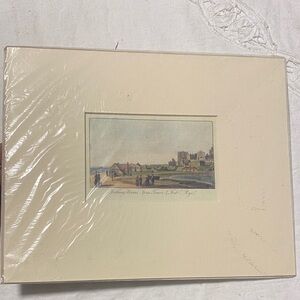 ⚜️ Vintage Hand-Colored Landscape of Rye, England - 2/$75